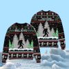 Bigfoot Believe Squatching Through The Snow Ugly Christmas Sweaters Impressive Gift