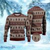 Bigfoot Red And Gray Pattern Ugly Christmas Sweater 3D Christmas Gift