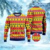 Bigfoot Red And Yellow Pattern Ugly Christmas Sweater 3D Christmas Gift