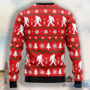 Bigfoot Ugly Christmas Sweater For Men & Women image Bigfoot Ugly Christmas Sweater For Men & Women Product Photo 2