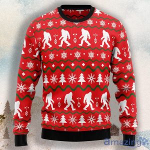 Bigfoot Ugly Christmas Sweater For Men & Women Product Photo 1