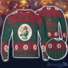 Birra Moretti Ugly Christmas Sweater Pine Trees Reindeer Pattern Beer Loves Birra Moretti ugly sweater