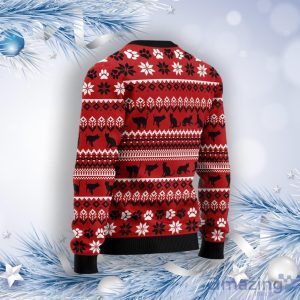 Black Cat Hello Darkness My Old Friend Ugly Christmas Sweater For Everyone Product Photo 2