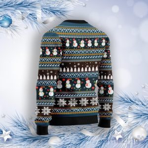 Black Cat Meowy Christmas Ugly Christmas Sweater image Black Cat Meowy Christmas Ugly Christmas Sweater Product Photo 2