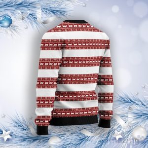 Black Cat Snowflake Ugly Christmas Sweater image Black Cat Snowflake Ugly Christmas Sweater Product Photo 2