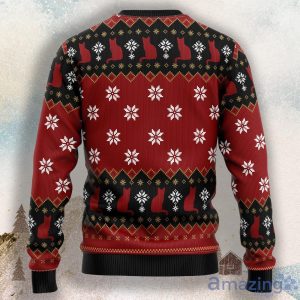 Black Cat Snowman Ugly Christmas Sweater For Men & Women Product Photo 2