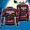 Black Cat Spooky Halloween Ugly Christmas Sweater Family Christmas Gift Ideas Christmas SweaterN