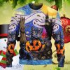 Black Cattarry Night Funny Cat Painting Arttyle Ugly Christmas Sweater Best Gifts For Men And Women