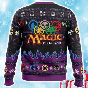 Black Lotus Magic The Gathering Ugly Christmas Sweater Xmas Gift For Men Women Product Photo 2