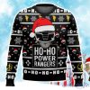 Black Ranger Ho-Ho Power Rangers Ugly Christmas Sweater