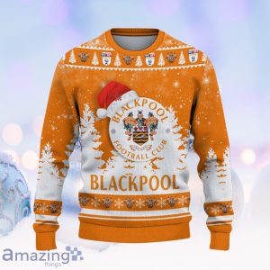 Blackpool F.C Ugly Christmas Sweater Unique Gifts For Men Women Product Photo 2