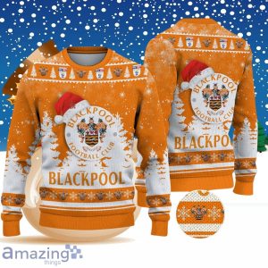 Blackpool F.C Ugly Christmas Sweater Unique Gifts For Men Women Product Photo 1