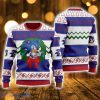 Blue Hedgehog 3D Print Ugly Christmas Sweater Xmas Gift