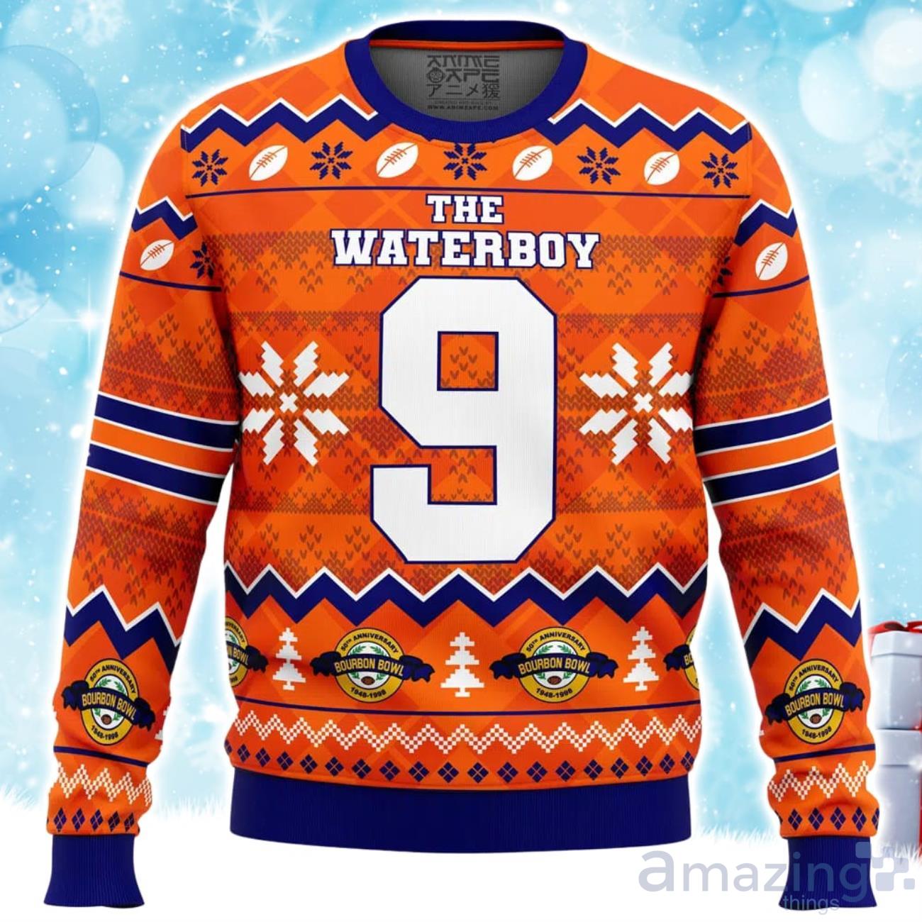 Bobby Boucher The Waterboy Ugly Christmas Sweater Xmas Gift For Men Women image Bobby Boucher The Waterboy Ugly Christmas Sweater Xmas Gift For Men Women Product Photo 1