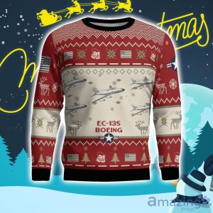 Boeing EC-135 EC135 Aircraft Ugly Christmas Sweater Christmas Gift Veteran 3D Sweater Product Photo 2