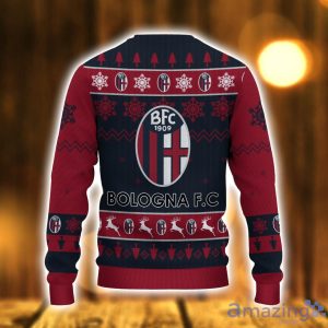 Bologna Fc 1909 Ugly Christmas Sweater Snowflake Pattern Pattern 3D Sweater Holiday Gift Ideas For Men And Women Product Photo 3