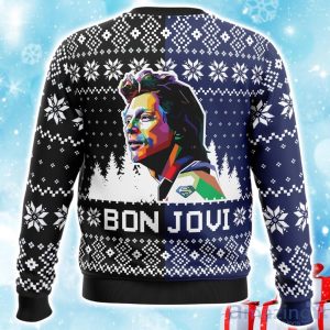 Bon Jovi Ugly Christmas Sweater Xmas Gift For Men Women Product Photo 2