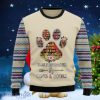 Book And Dogs Ugly Christmas Sweaters Impressive Gift