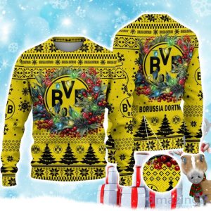 Borussia Dortmund II Ugly Christmas Sweater Gift Ideas For Fans Product Photo 1