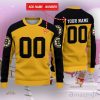 Boston Bruins Ugly Sweater Custom Name And Number Hot Design For Christmas Gift