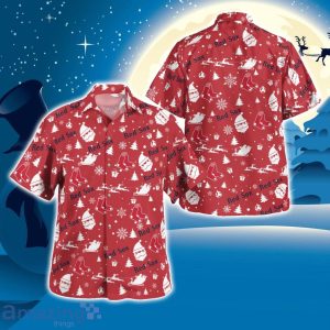 Boston Red Sox Santa Claus Christmas Pattern Cute Christmas Gift Hawaiian Shirt Product Photo 1
