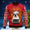Boston Terrier Too Late To Be Good Ugly Christmas Sweaters Impressive Gift
