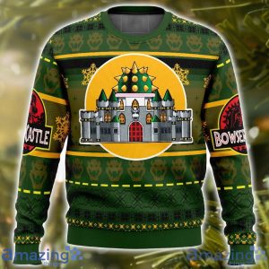 Bowser Castle Super Mario Bros AOP Ugly Christmas Sweater Christmas Holiday Gift For Men And Women Product Photo 1