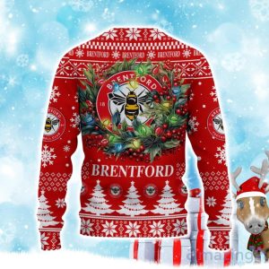Brentford FC Ugly Christmas Sweater Gift Ideas For Fans Product Photo 3