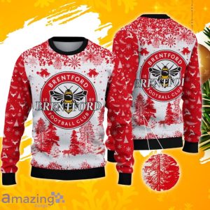Brentford FC Ugly Christmas Sweater, Xmas Gift Ideas 2023 For Fans Product Photo 1