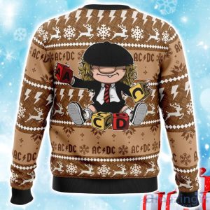 Brian Johnson ACDC Ugly Christmas Sweater Xmas Gift For Men Women Product Photo 2