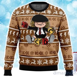 Brian Johnson ACDC Ugly Christmas Sweater Xmas Gift For Men Women Product Photo 1