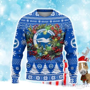 Brighton & Hove Albion F.C Ugly Christmas Sweater Gift Ideas For Fans Product Photo 2
