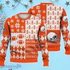 Broncos Ugly Sweater Christmas, Retro Football American Sweatshirt Pattern 3D For Fans