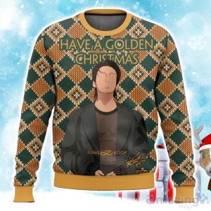 BTS Jungkook Kpop Ugly Christmas Sweater For Fans Xmas Gifts Ideas Product Photo 1