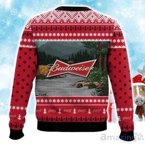 Budweiser Bear Ugly Christmas Sweater Xmas Gift Ideas For Men Women Product Photo 2