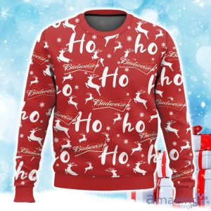 Budweiser Christmas Hohoho Ugly Sweater Xmas Gift For Men Women Product Photo 1