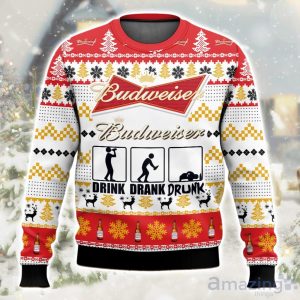 Budweiser Drunk Ugly Christmas Sweater Limited Edition Gift For Men & Women Product Photo 1