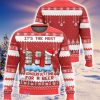 Budweiser It’s The Most Wonderful Time For A Beer All Over Printed Ugly Christmas Sweater Christmas Gift For Family