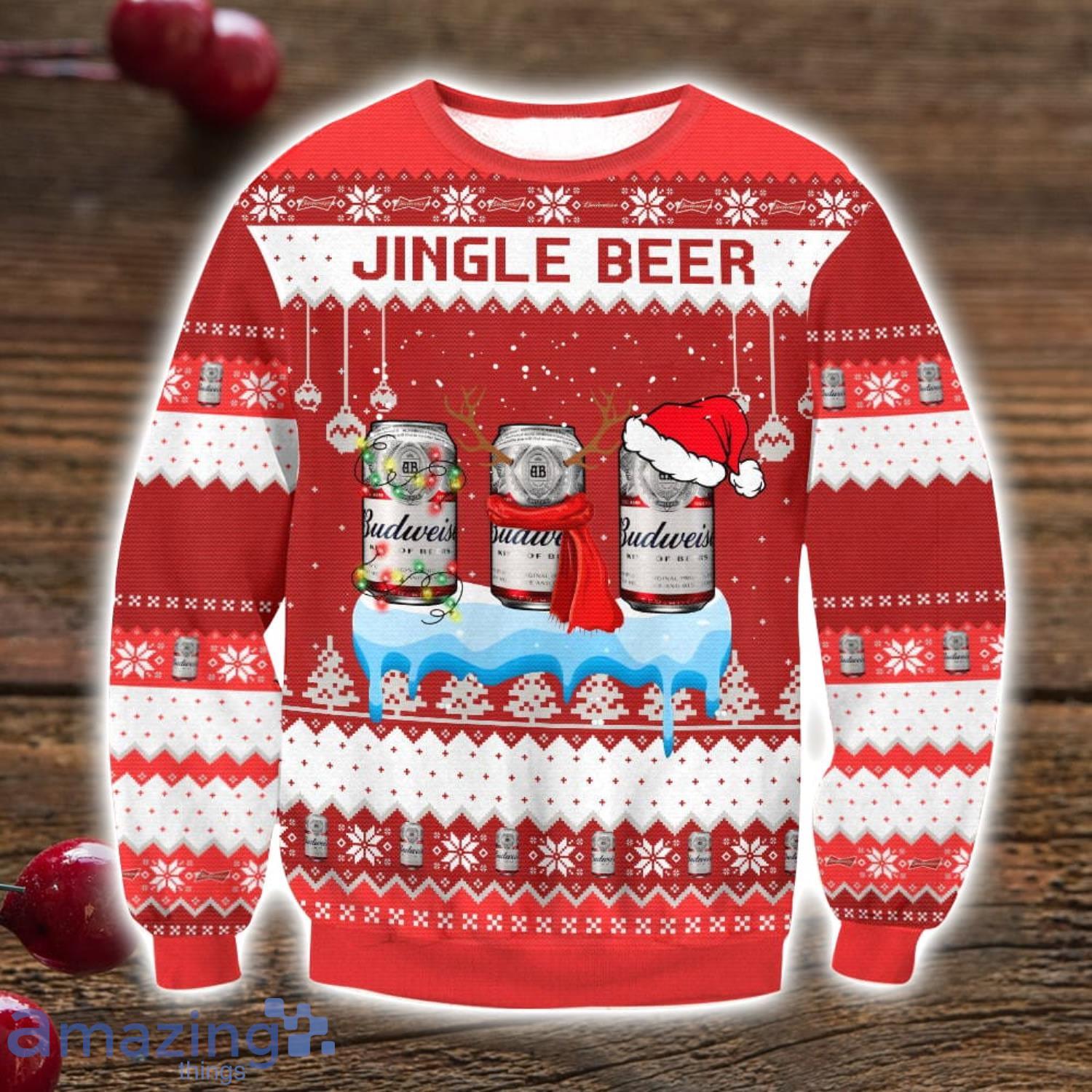 budweiser ugly sweater