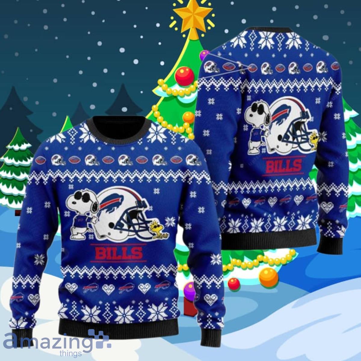 Buffalo Bills Snoopy Ugly Christmas Sweater Best Gifts Product Photo 1