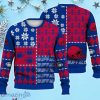 Buffalo Ugly Sweater Christmas, Retro Football American Sweatshirt Pattern 3D For Fans