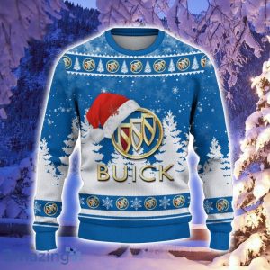 Buick Santa Hat Pattern Ugly Christmas Sweater For Men And Women Product Photo 2