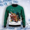 Bulldog Sleigh Ugly Christmas Sweater
