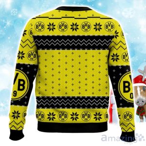 Bundesliga Borussia Dortmund Ugly Christmas Sweater, Xmas Gift Ideas For Fans Product Photo 2