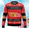 Bundesliga FC Union Berlin Ugly Christmas Sweater, Xmas Gift Ideas For Fans