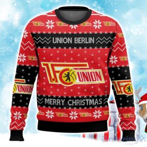 Bundesliga FC Union Berlin Ugly Christmas Sweater, Xmas Gift Ideas For Fans Product Photo 1