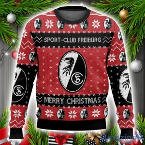 Bundesliga Sport Club Freiburg Ugly Christmas Sweater Christmas Holiday Gift image Bundesliga Sport-Club Freiburg Ugly Christmas Sweater Christmas Holiday Gift Product Photo 2