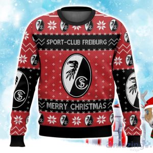 Bundesliga Sport-Club Freiburg Ugly Christmas Sweater, Xmas Gift Ideas For Fans Product Photo 1