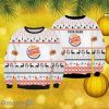Burger King Custom Name Christmas Ugly Sweater 3D Gift Christmas