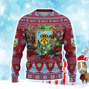 Burnley F.C Ugly Christmas Sweater Gift Ideas For Fans Product Photo 2